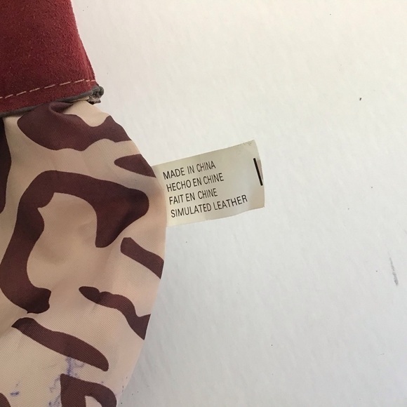 Emilie m. Faux suede/leather East/West baguette bag Silver colored hardw… - Picture 14 of 15